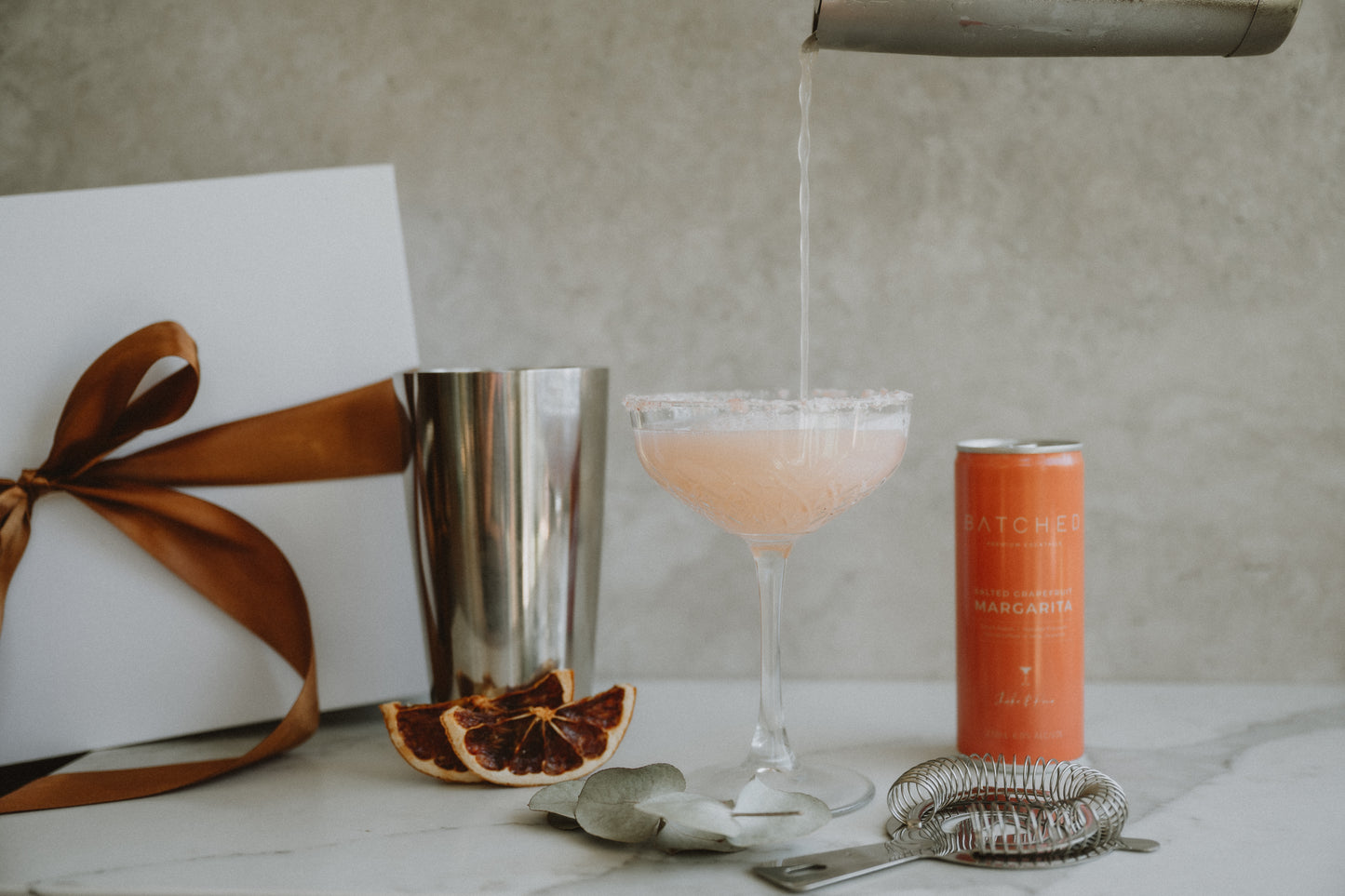 Batched Salted Grapefruit Margarita Gift Box